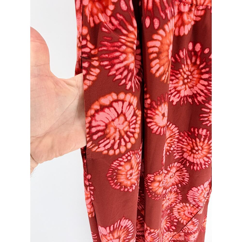 Toad&Co Sunkissed Sleeveless Maxi Dress in Rust and Coral, Large - Picture 6 of 14